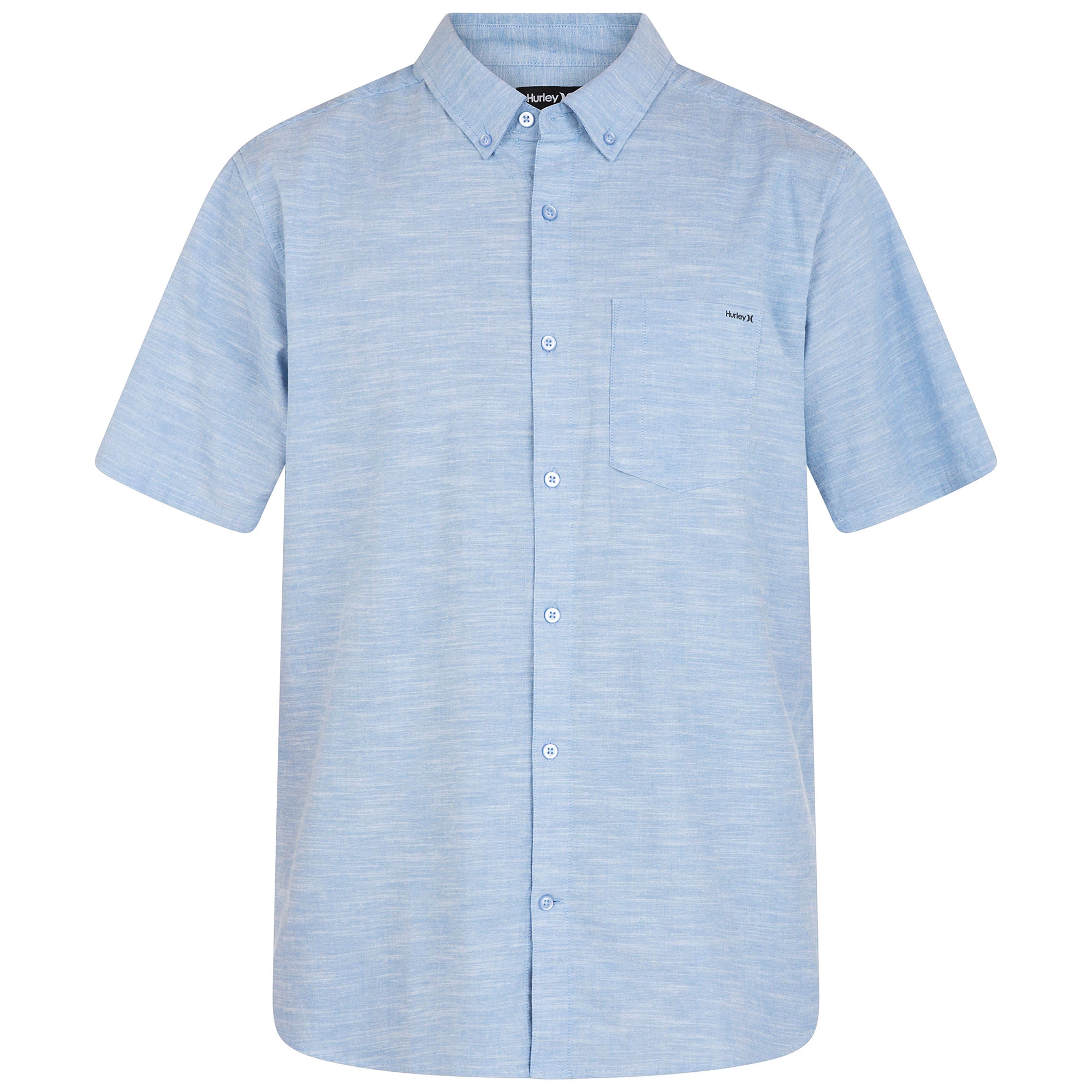 Hurley Mens Organic One And Only Stretch Short Sleeve Shirt - Image 3