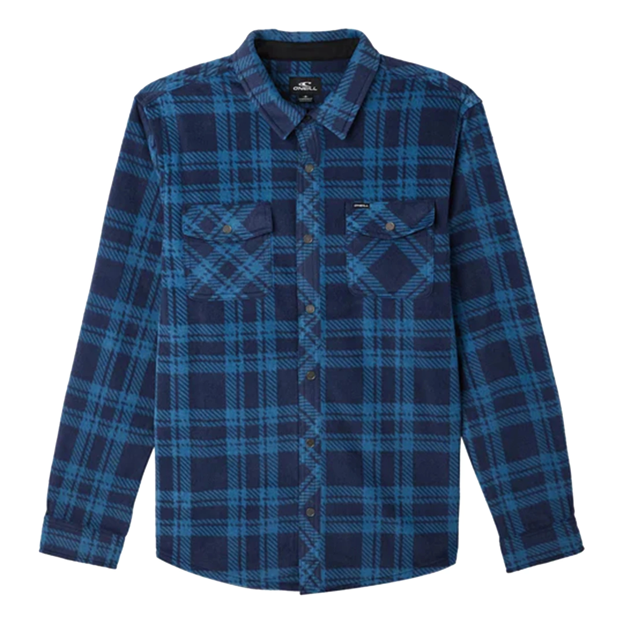 O'Neill ONeill Mens Glacier Plaid Superfleece Flannel Shirt - Image 3