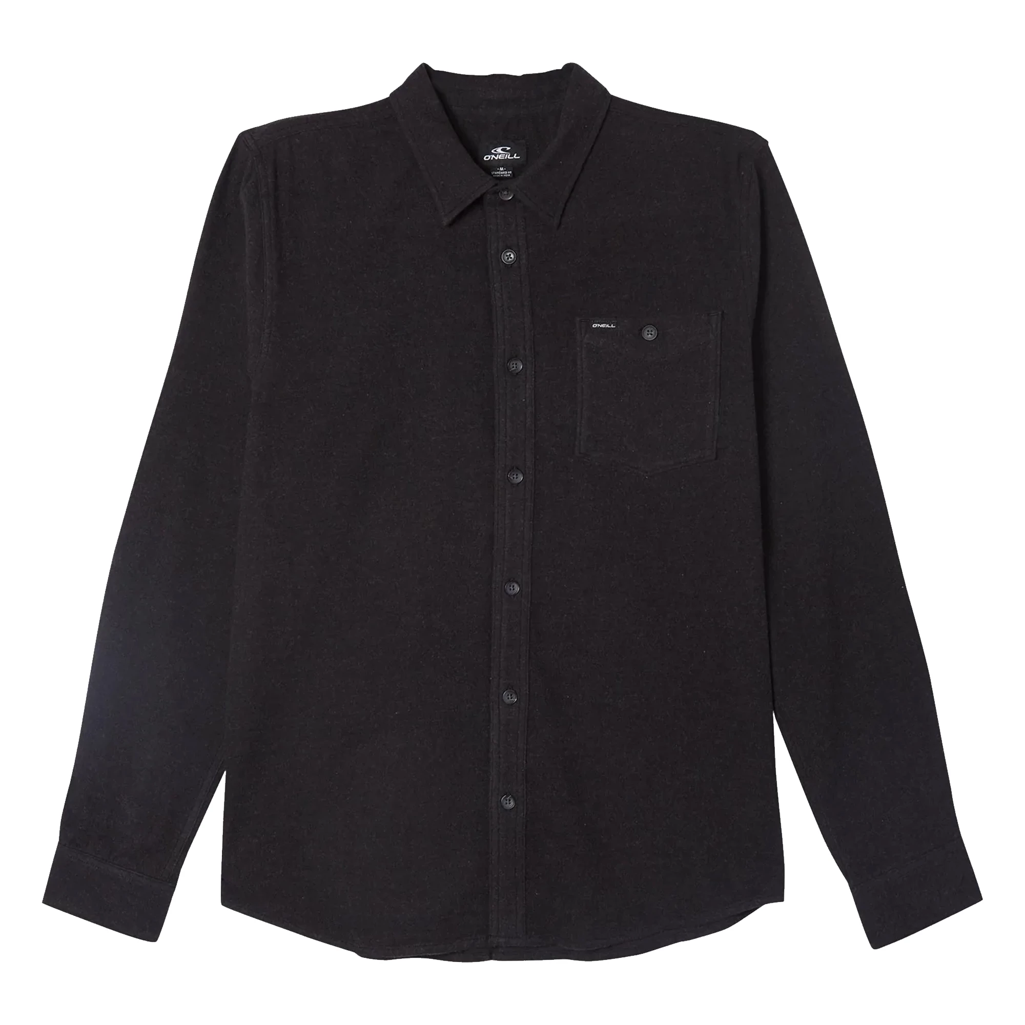 O'Neill ONeill Mens Redmond Solid Stretch Flannel Shirt