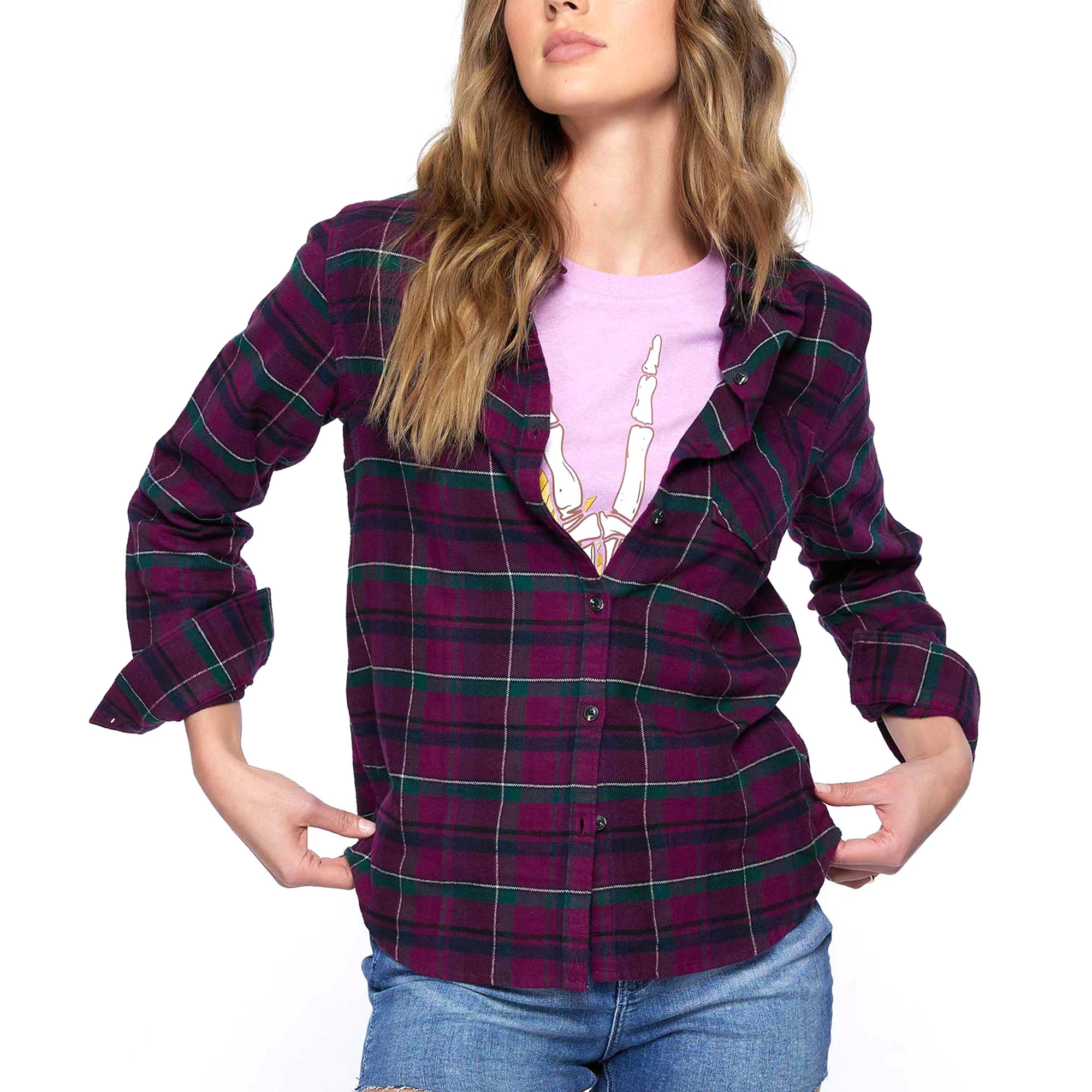 O'Neill ONeill Womens Logan Flannel Top