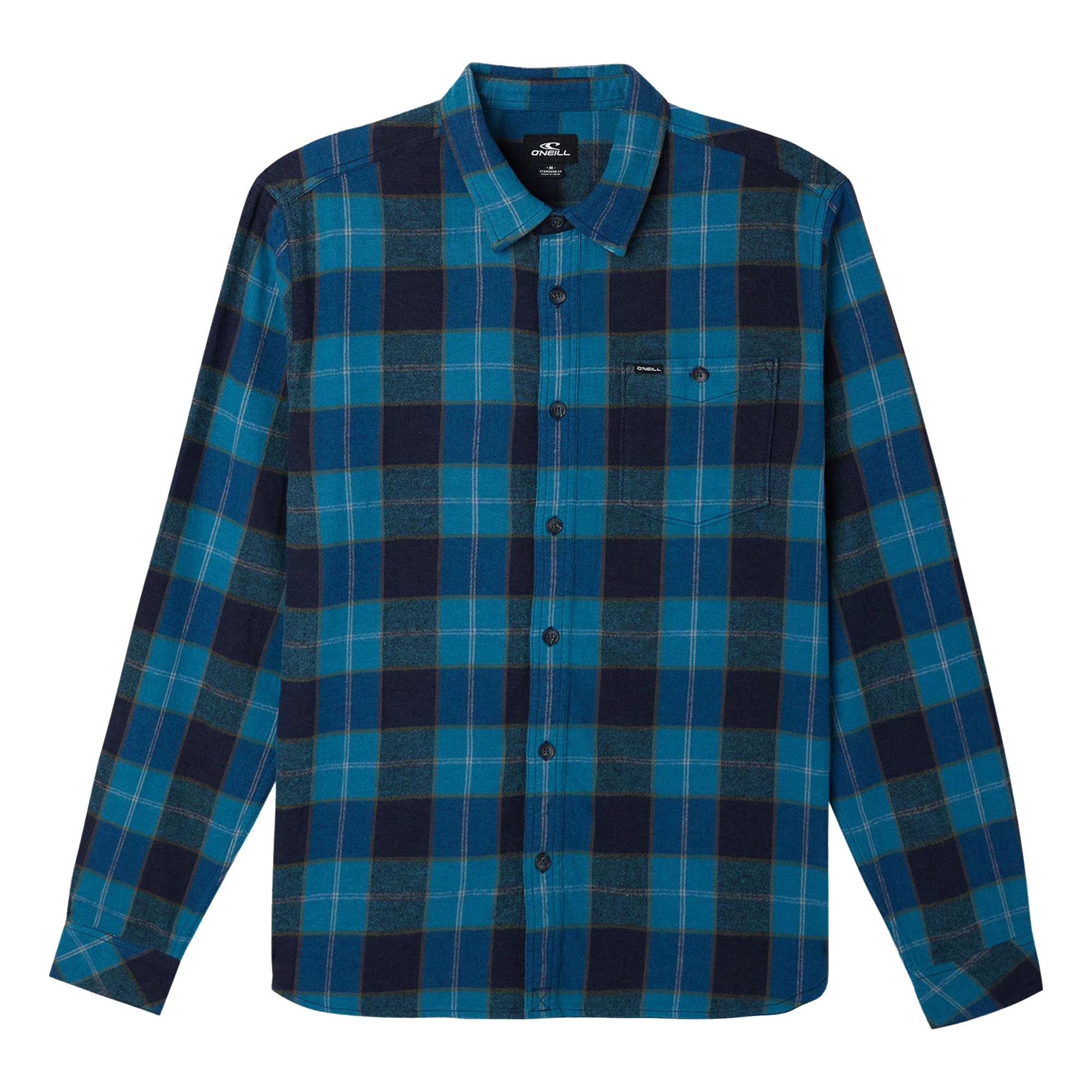 O'Neill ONeill Boys Redmond Plaid Stretch Flannel Shirt - Image 5