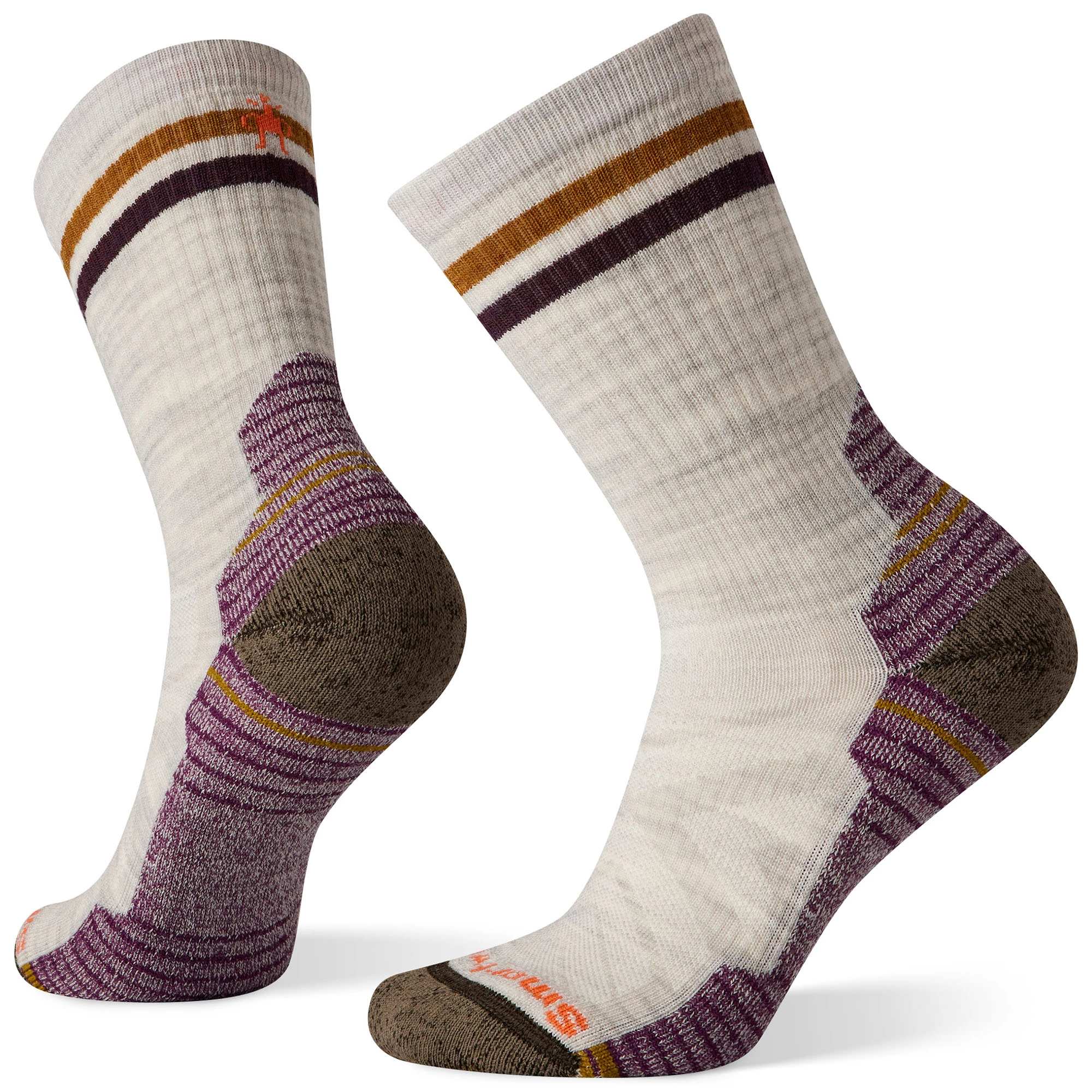 Smartwool Womens Hike Light Cushion Tube Stripe Crew Socks