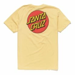 Santa Cruz Mens Classic Dot Chest Short Sleeve Regular T Shirt