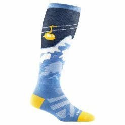 Darn Tough Vermont Womens Yeti Over-the-Calf Lightweight Ski Socks