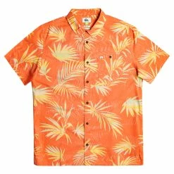 Quiksilver Mens Ripped Up Cotton Short Sleeve Shirt