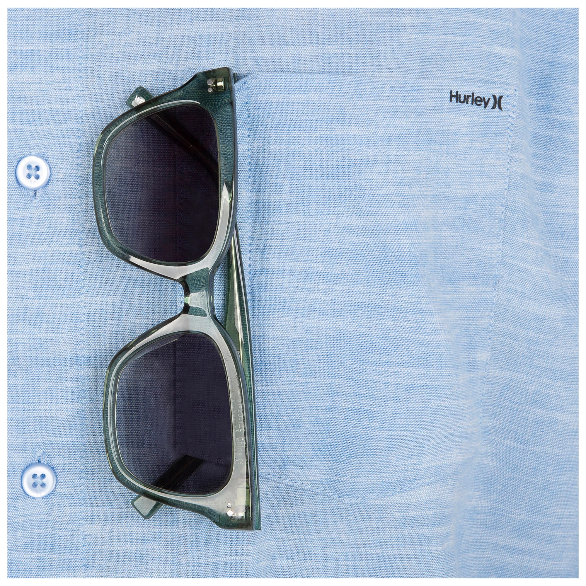 Hurley Mens Organic One And Only Stretch Short Sleeve Shirt - Image 7