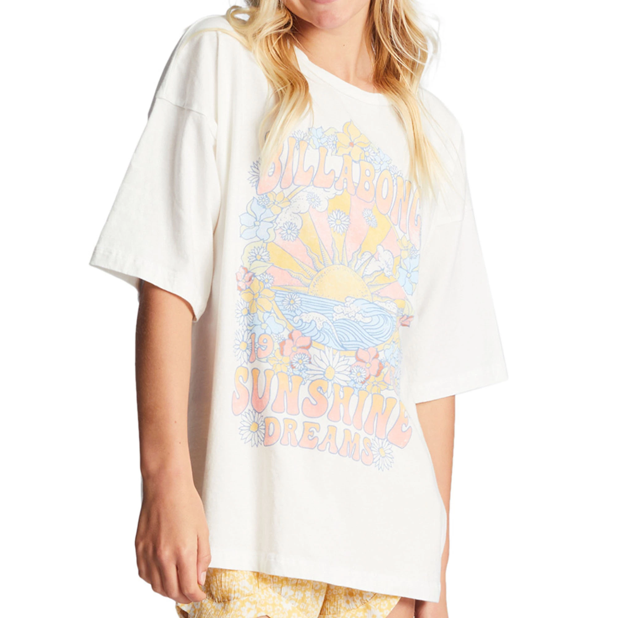 Billabong Girls Sunshine Dreams Short Sleeve T Shirt