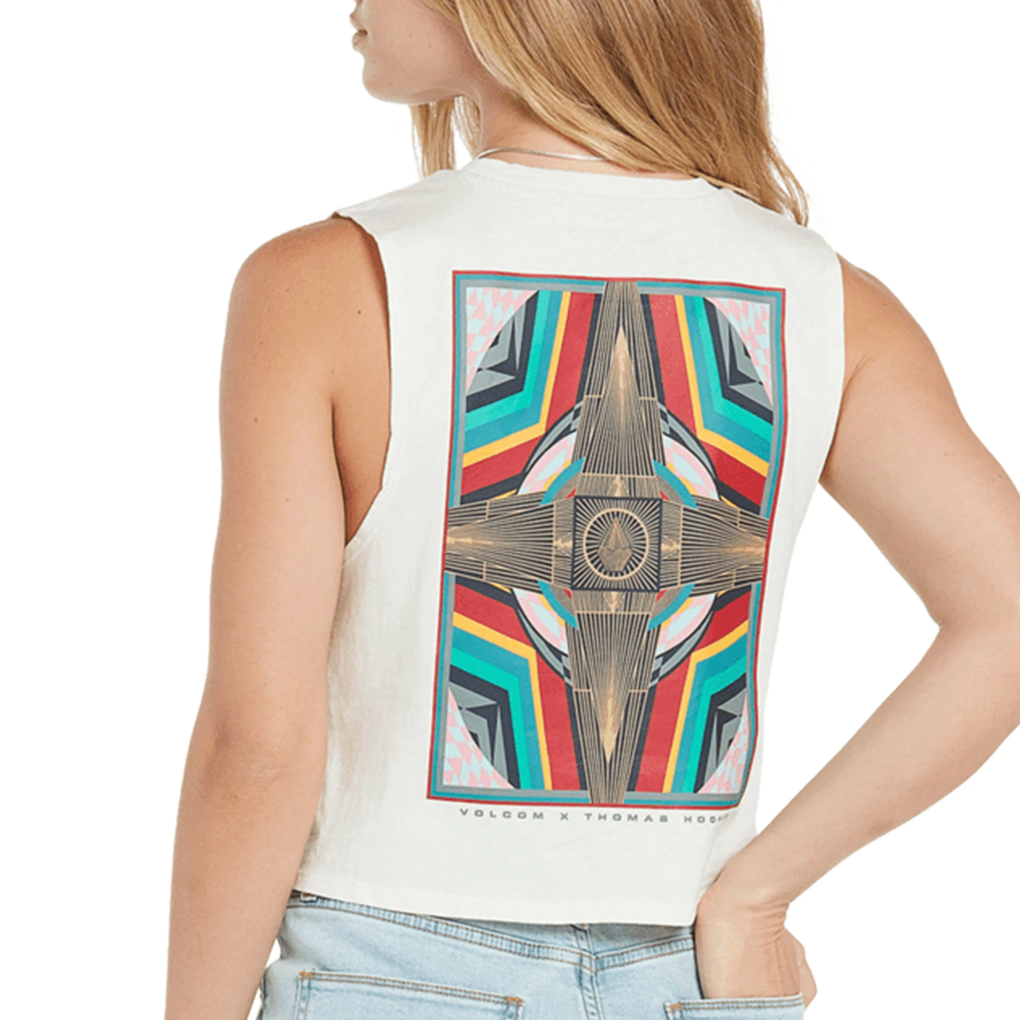 Volcom Womens Thomas Hooper Crop Tank Top - Image 2