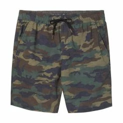 O'Neill ONeill Boys Stockton Print E-Waist 16" Hybrid Shorts