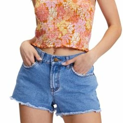 Billabong Womens Drift Away Denim Shorts