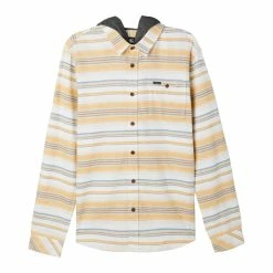 O'Neill ONeill Mens Redmond Hooded Flannel Shirt