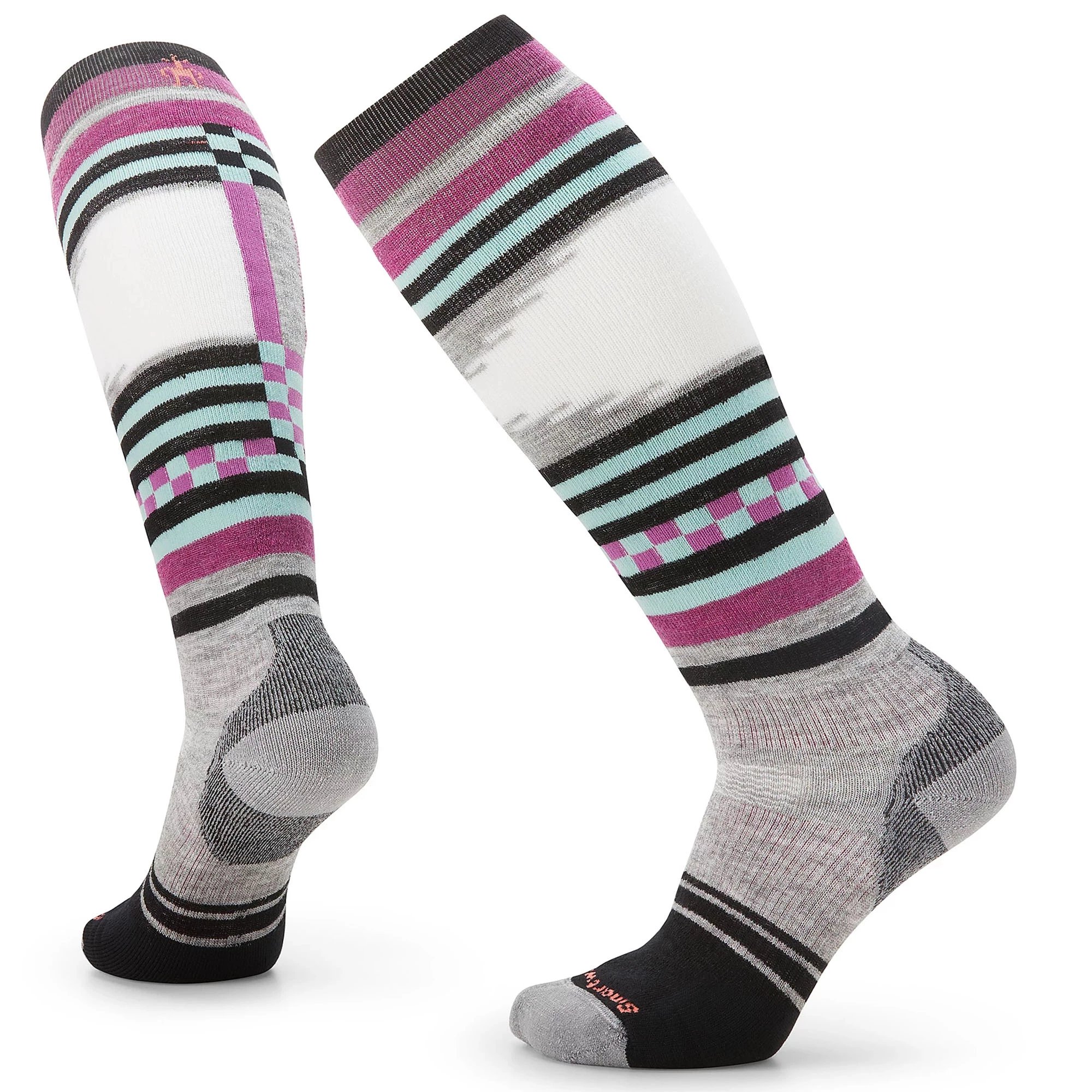 Smartwool Womens Full Cushion Pattern Over The Calf Snowboard Socks