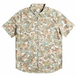 Quiksilver Mens Morning Trip Short Sleeve Shirt