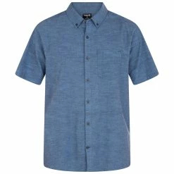 Hurley Mens Organic One And Only Stretch Short Sleeve Shirt