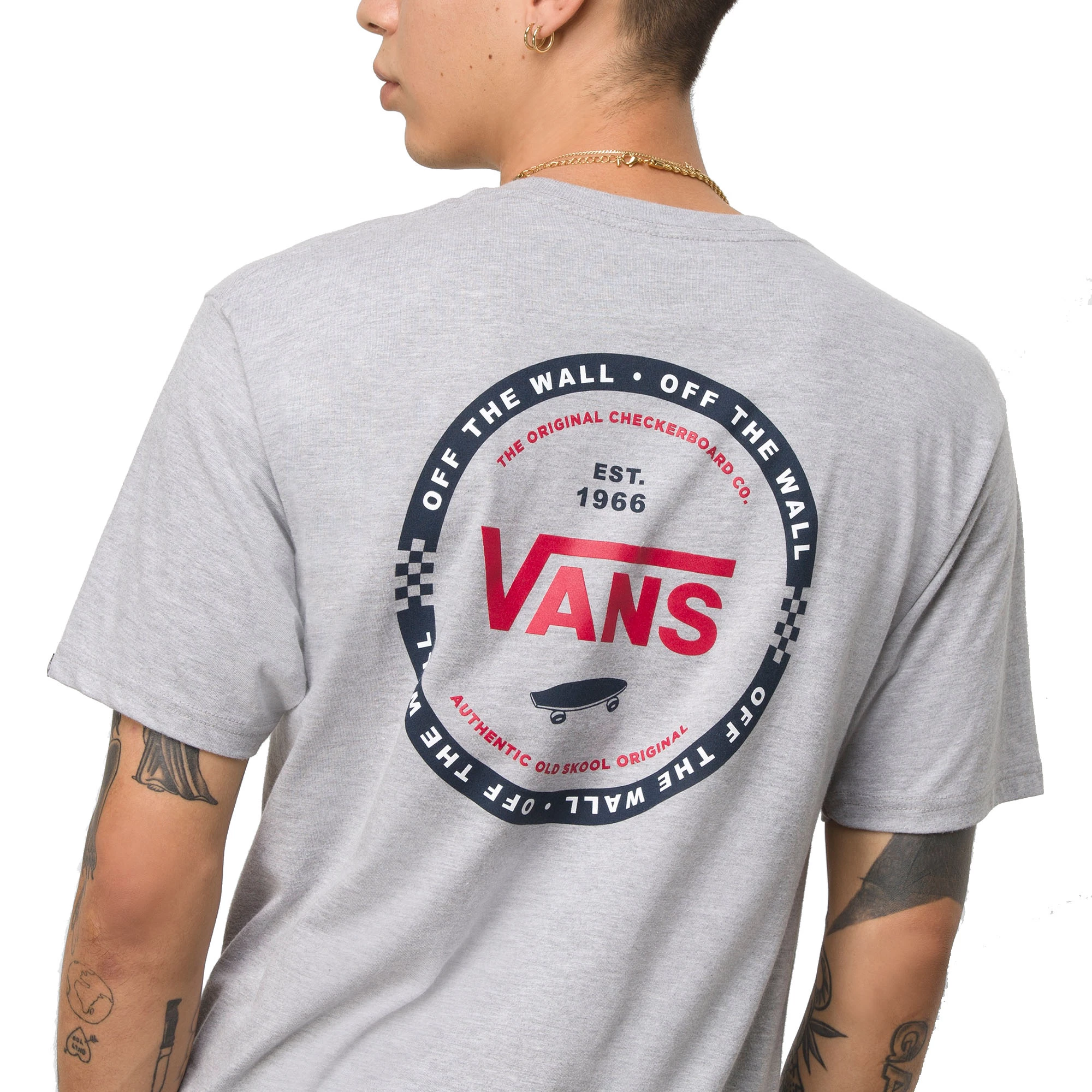 Vans Mens Logo Check T Shirt - Image 2