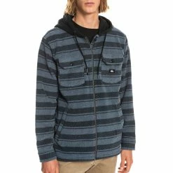 Quiksilver Mens Super Swell Zip-Up Hoodie